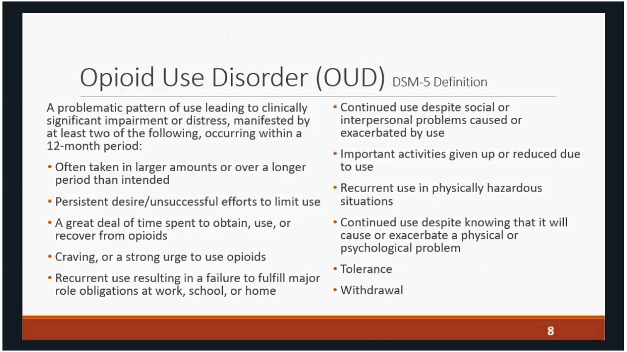 Opioid Use And Addiction Under The ADA