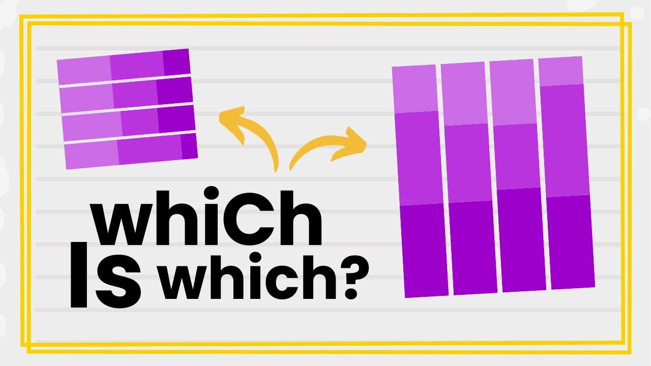Rows And Columns - Remember The Difference Easily | Memoryogi