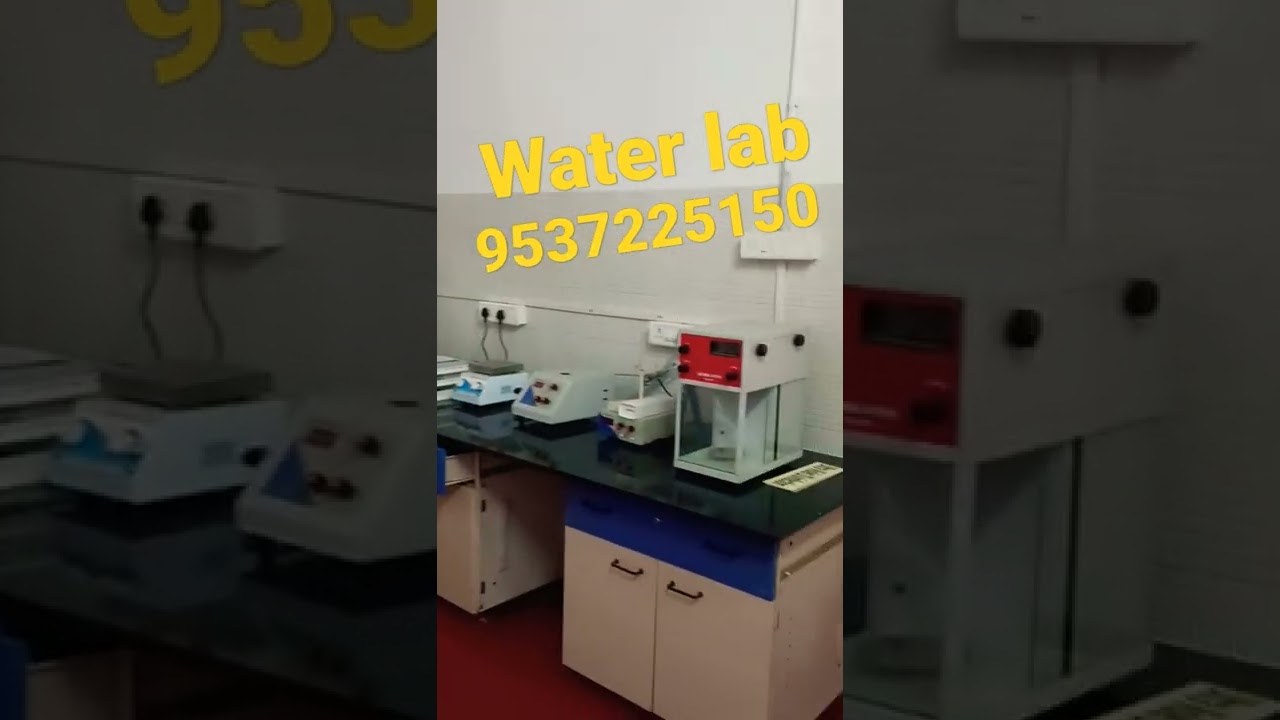 Complete setup packaged drinking water testing lab