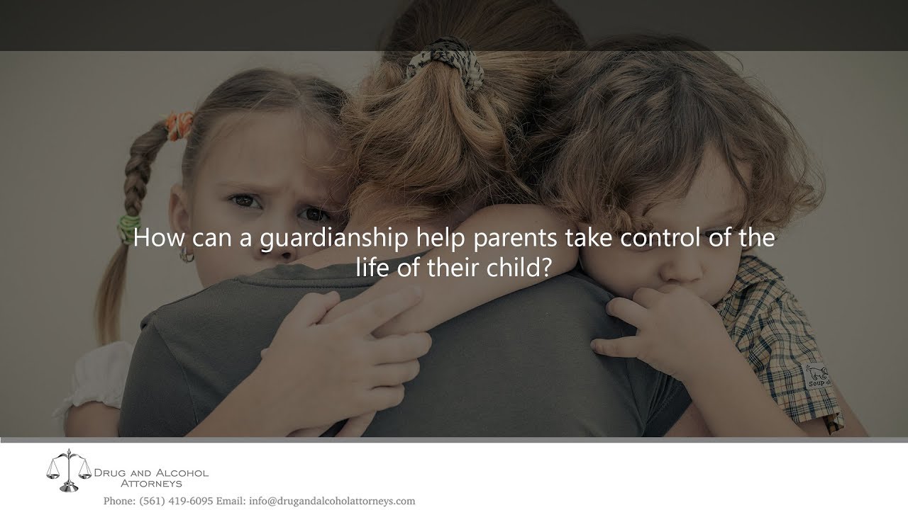 How can a guardianship help parents take control of the life of their child?