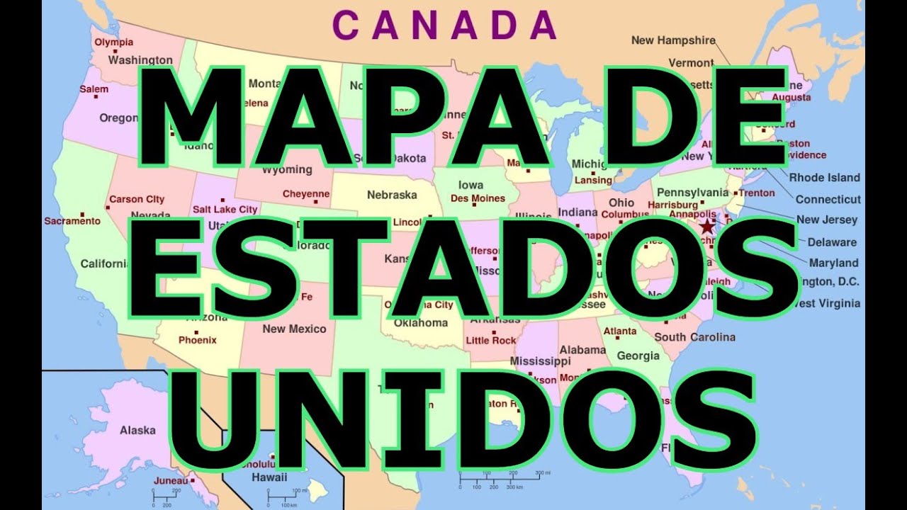 MAPA DE ESTADOS UNIDOS