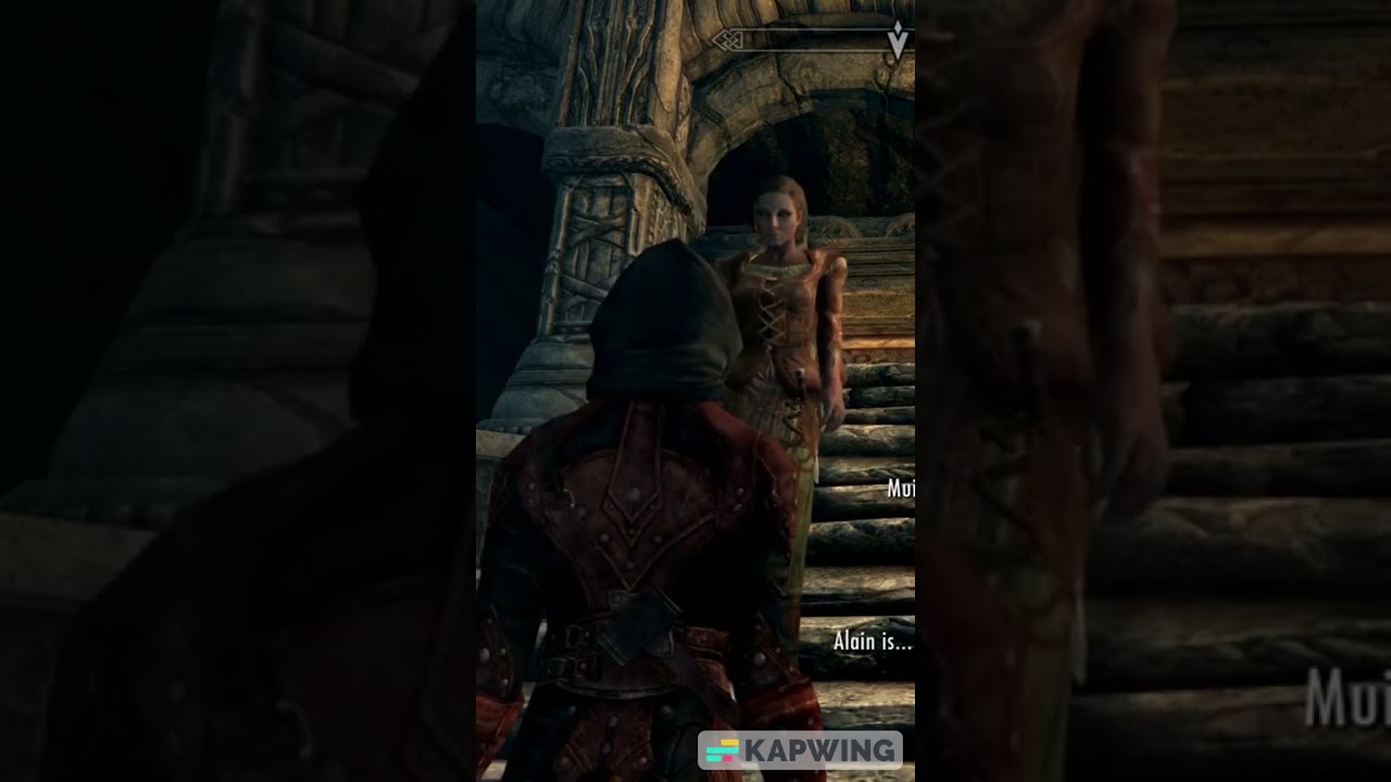 Killing Alain Dufont before Mourning Never Comes quest. Skyrim AE