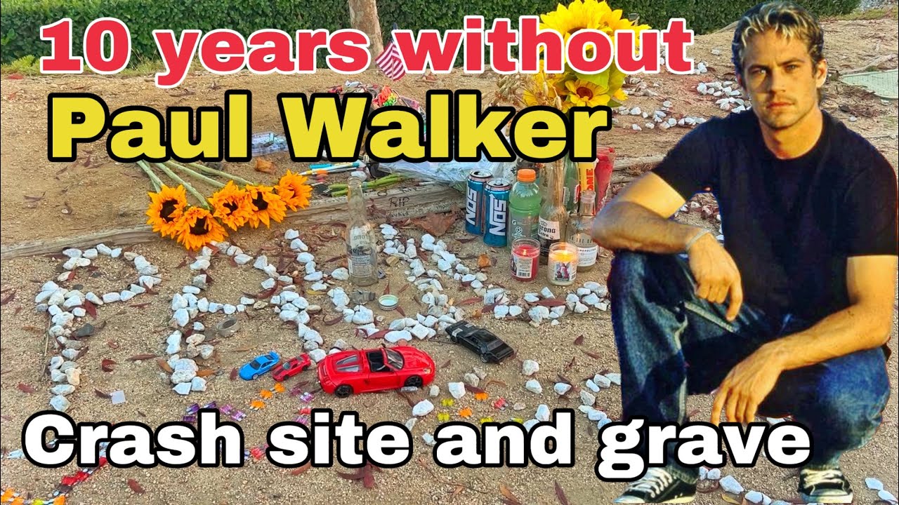 Paul Walkers 10 years death anniversary visiting his crash site and grave 2023 meeting fans