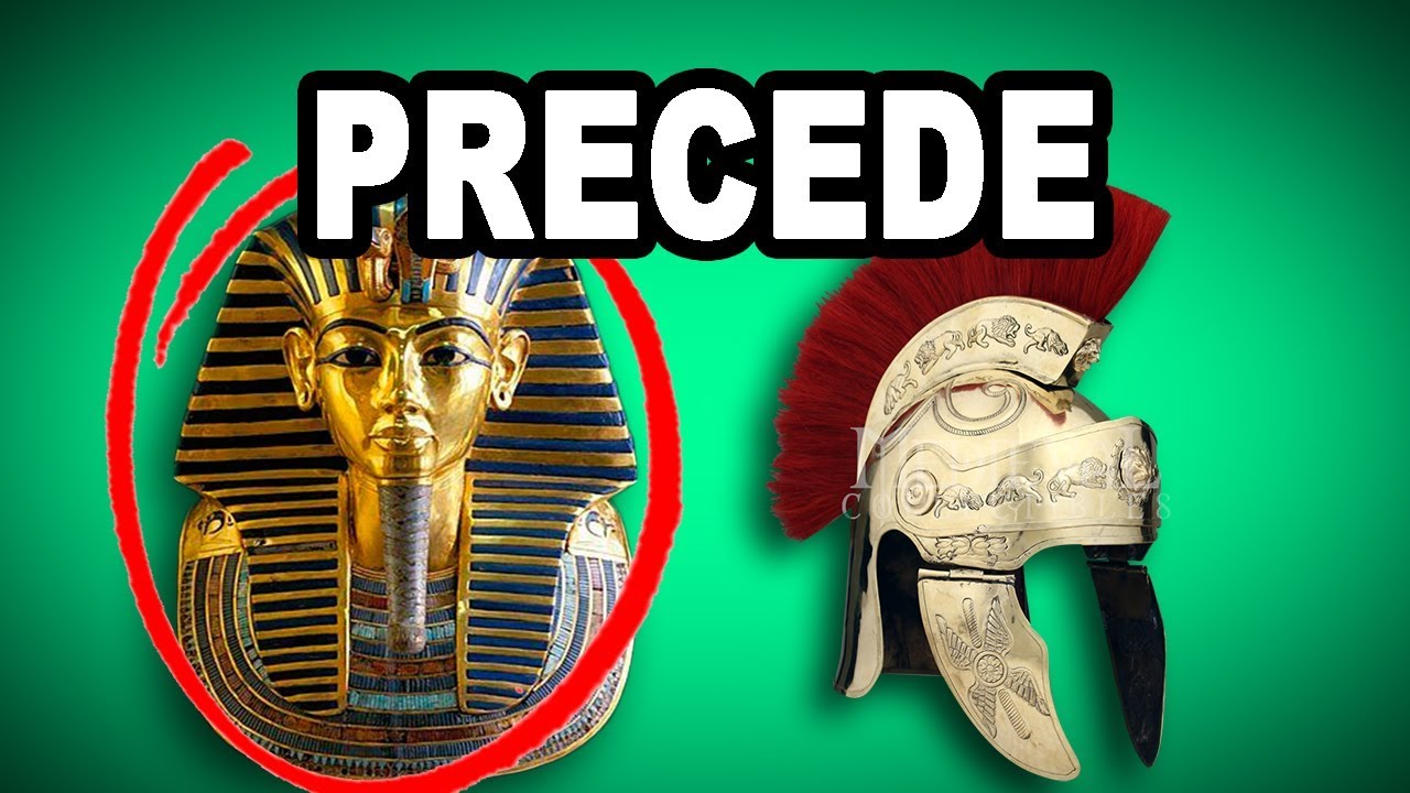 Learn English Words: PRECEDE - Meaning, Vocabulary with Pictures and Examples