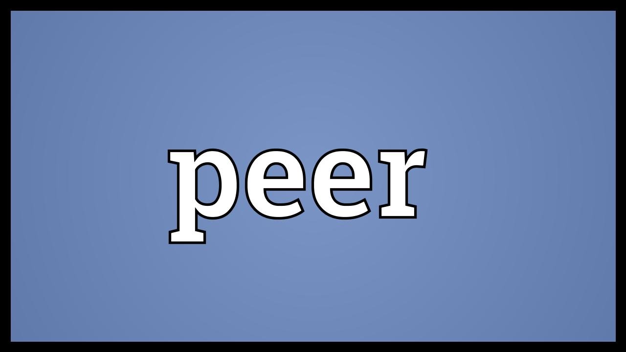 Peer Meaning
