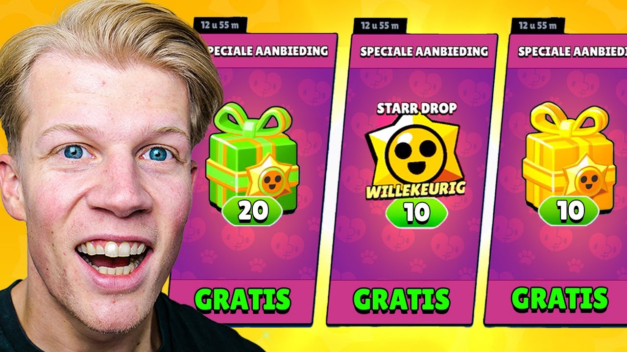 ALLEMAAL GRATIS CADEAU'S IN BRAWL STARS!
