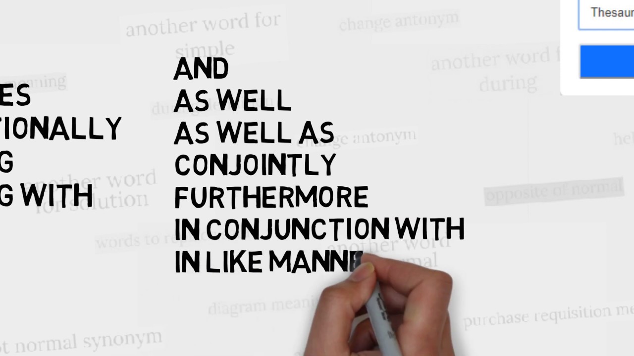 Another Word For Also