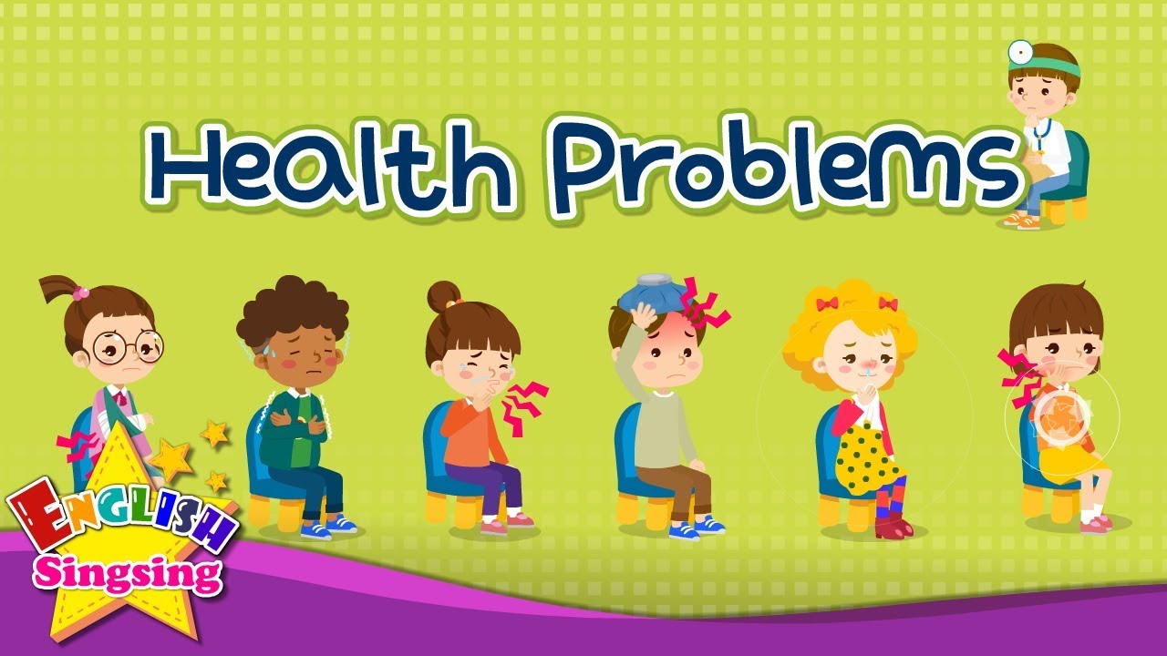Health Problems - hospital play - Kids vocabulary - Learn English for kids