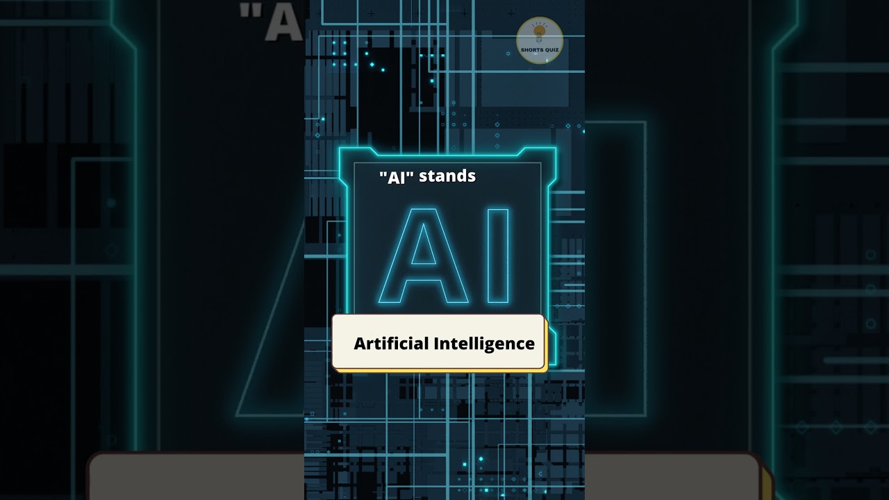 What is the abbreviation for "AI" in the context of technology?#shorts