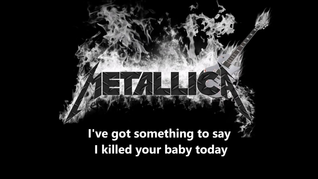 Metallica - Last Caress - Lyrics