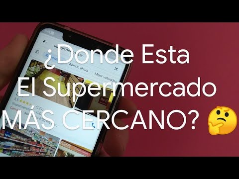 🛒 Como saber CUAL es el Supermercado MÁS CERCA de mi UBICACIÓN | FÁCIL y RÁPIDO