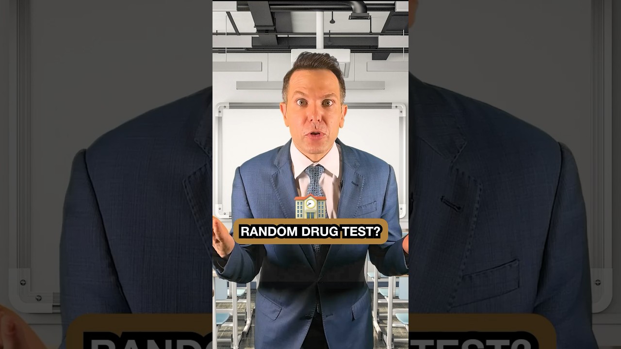 Can Schools Legally Make You Take A Drug Test? #law #students