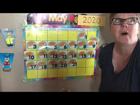 Calendar lesson May 25 - How many days until we start a new month?