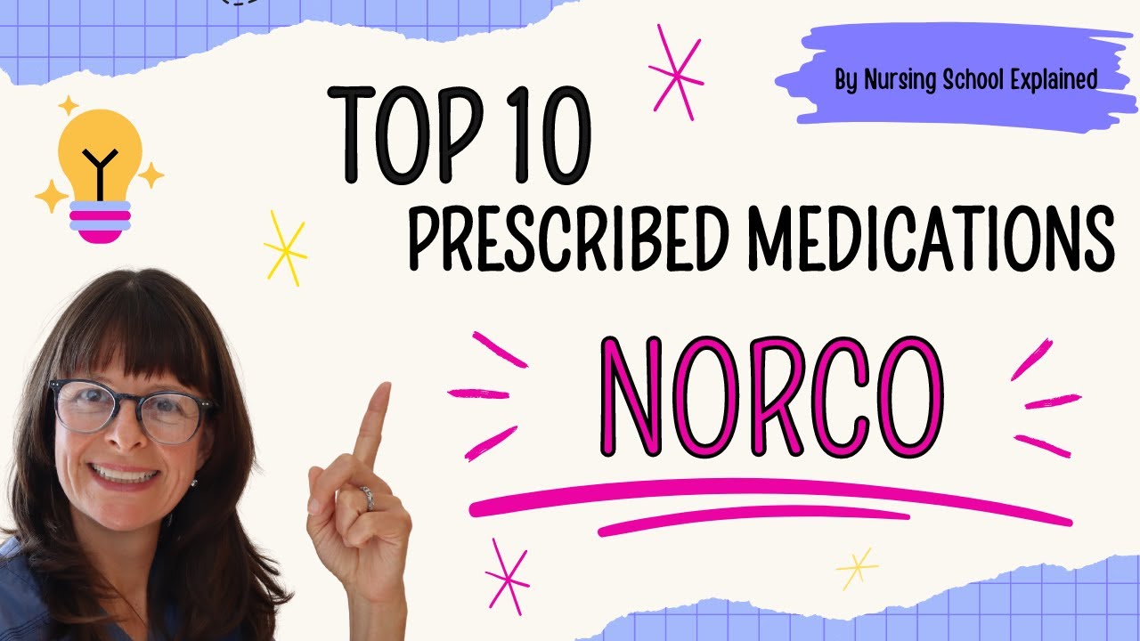 Top 10 Prescribed Medications: NORCO #pharmacology