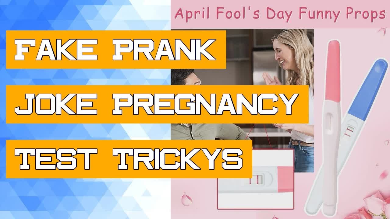 Fake Prank Joke Pregnancy Test Trickys Always Positive -fool's Joke False Pregnancy Practical Test J