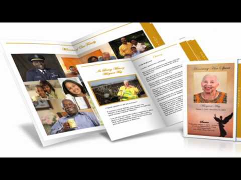Funeral Program Templates by Elegant Memorials