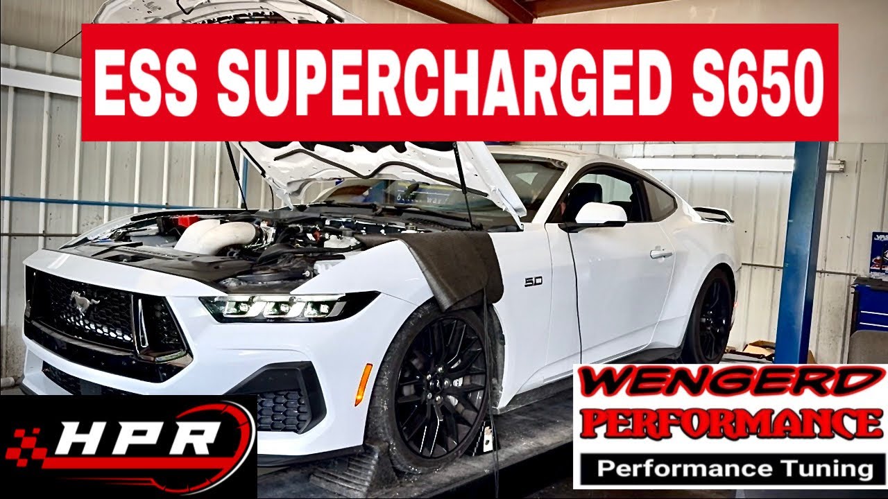 First S650 24 Mustang GT with ESS Supercharger kit - Dyno!!!
