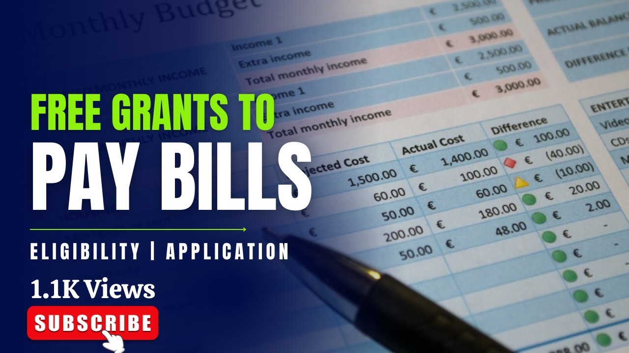Free Grants To Pay Bills and Personal Use
