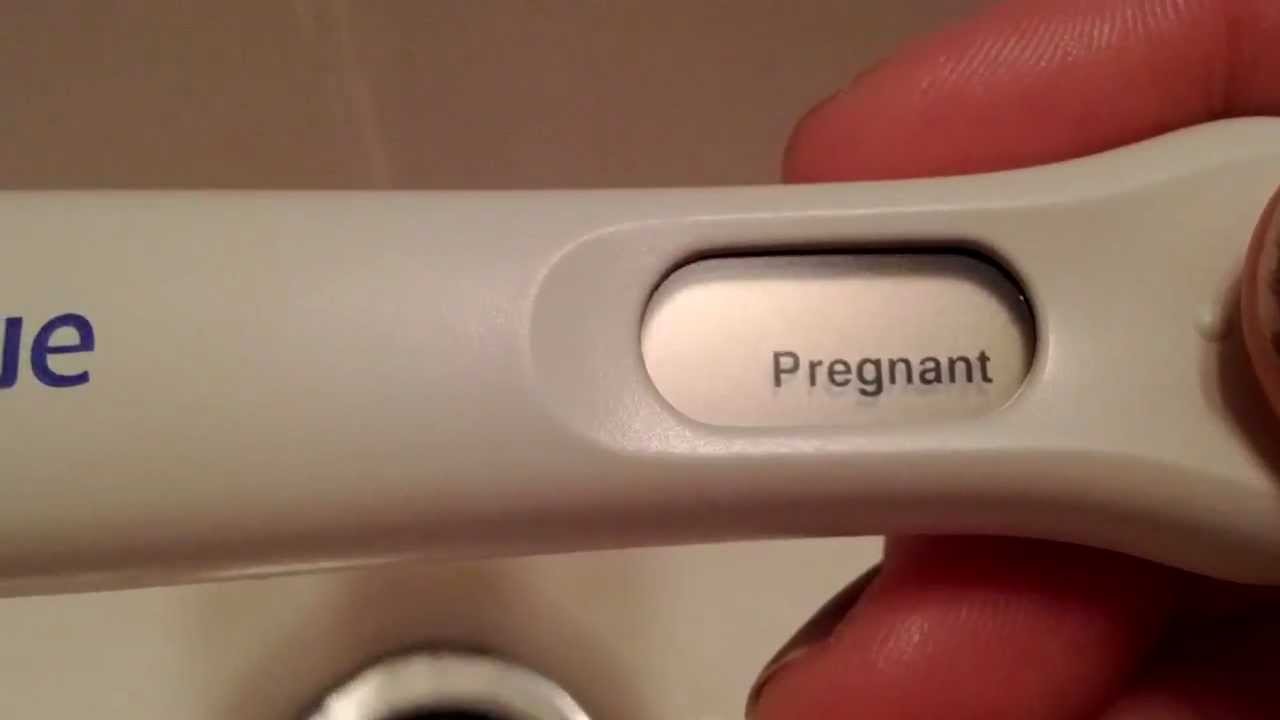 Always Positive Clearblue Digital Pregnancy Test Prank Demo