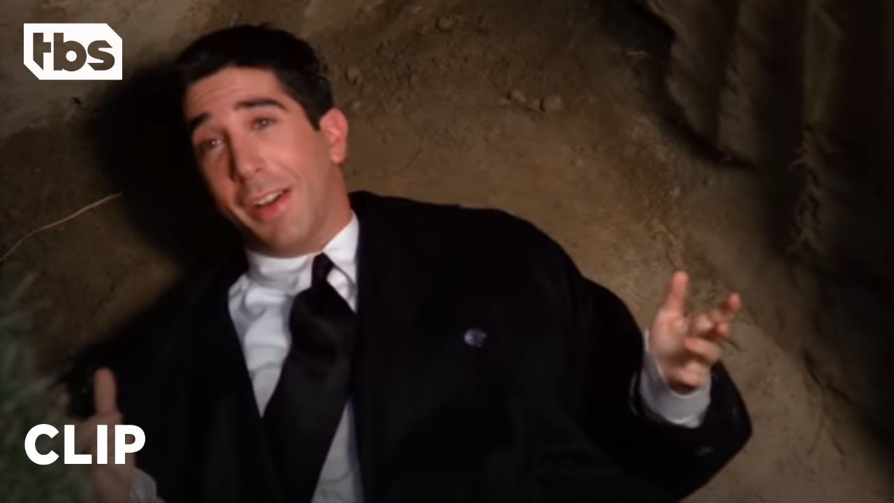 Friends: Ross Falls into a Grave at Nana’s Funeral (Season 1 Clip) | TBS