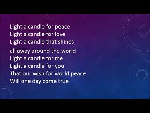 Light a Candle for Peace with lyrics