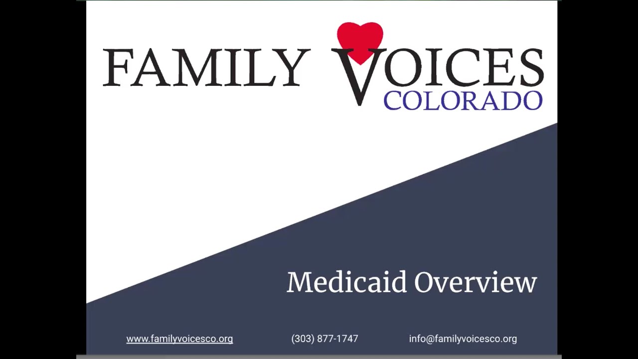 Deciphering Colorado's Medicaid Services