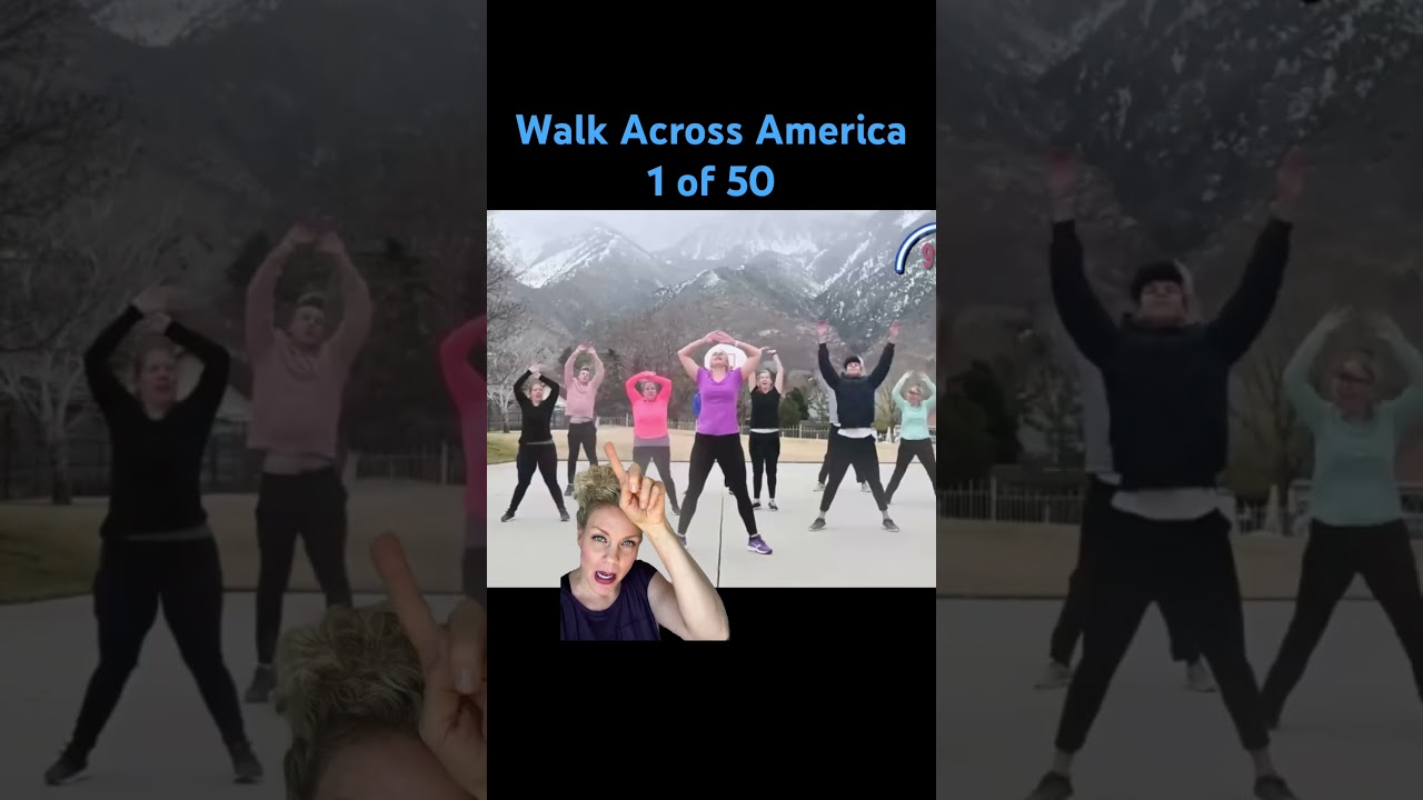 1 of 50 Walk Across America Program #workoutwithme #Utah #jennyfordfitness #walkingworkout
