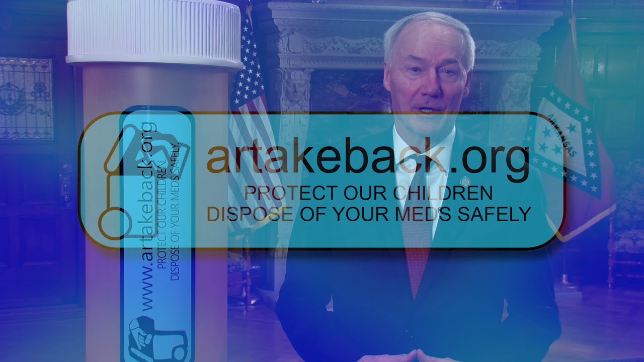 Gov Hutchinson AR Prescription Drug Take Back Day