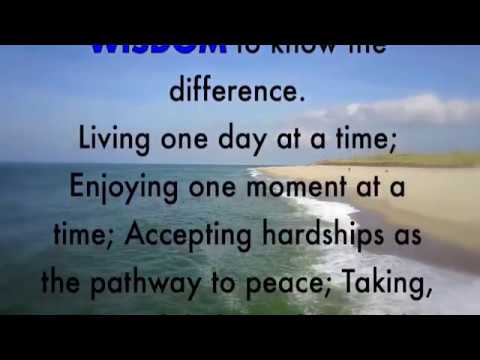 Full version: The Serenity Prayer | Power of Words