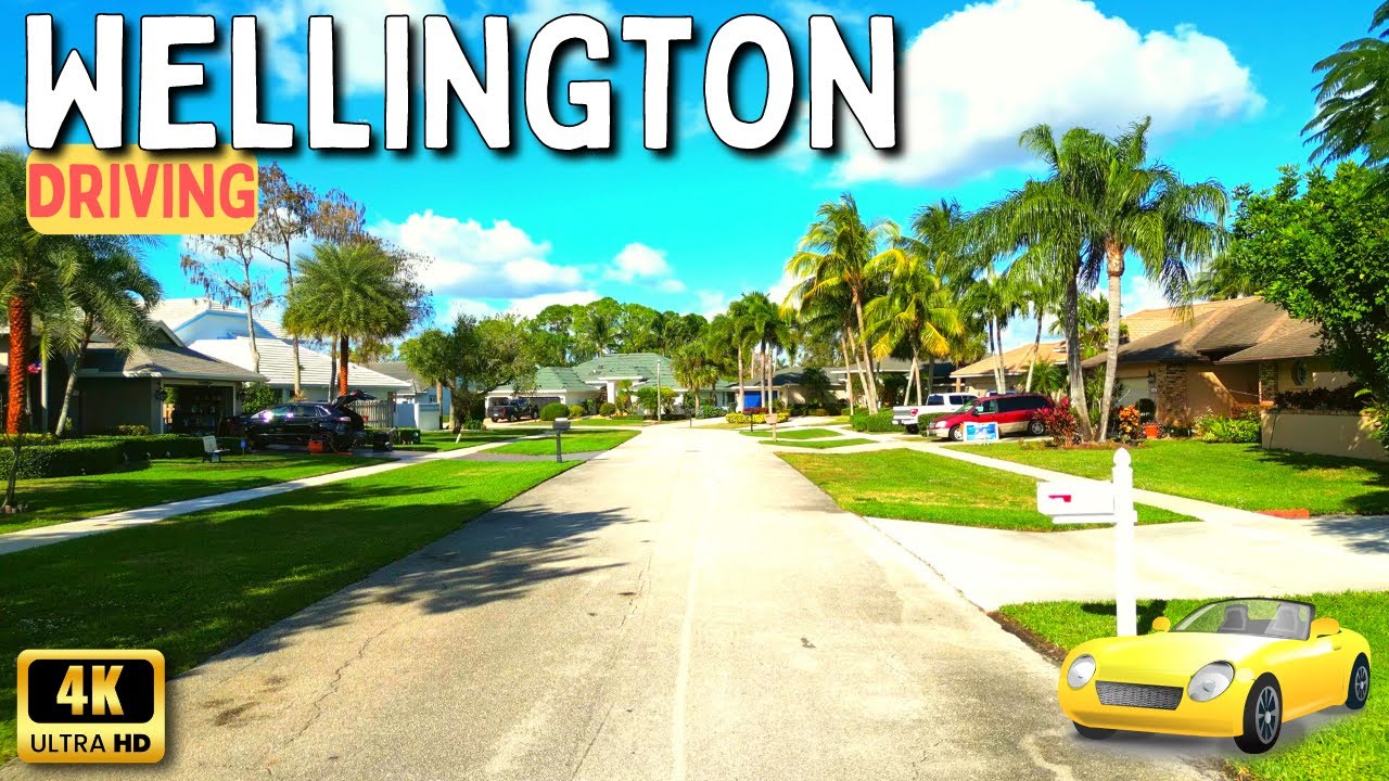 Wellington Florida Driving Through