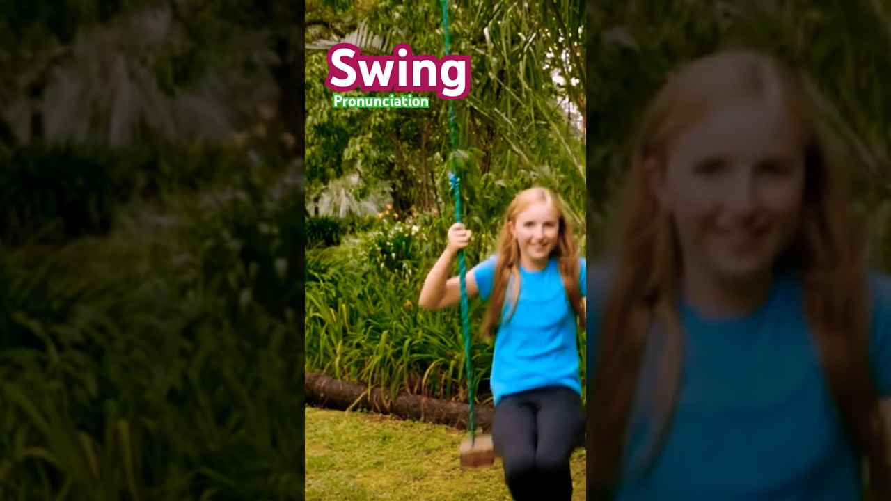 Swing Pronunciation | What is a Swing? What are Swings? Swing Noun Meaning #swing #swings #english