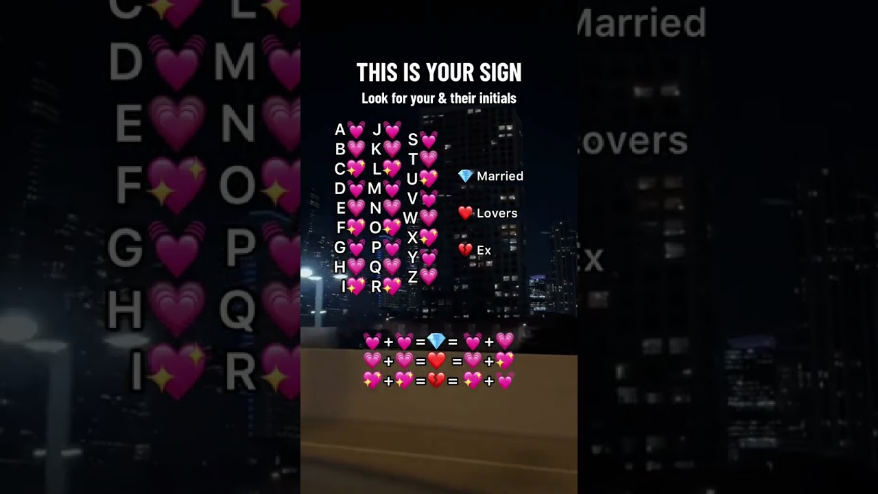 THIS IS YOUR SIGN (Look for your & their initials)