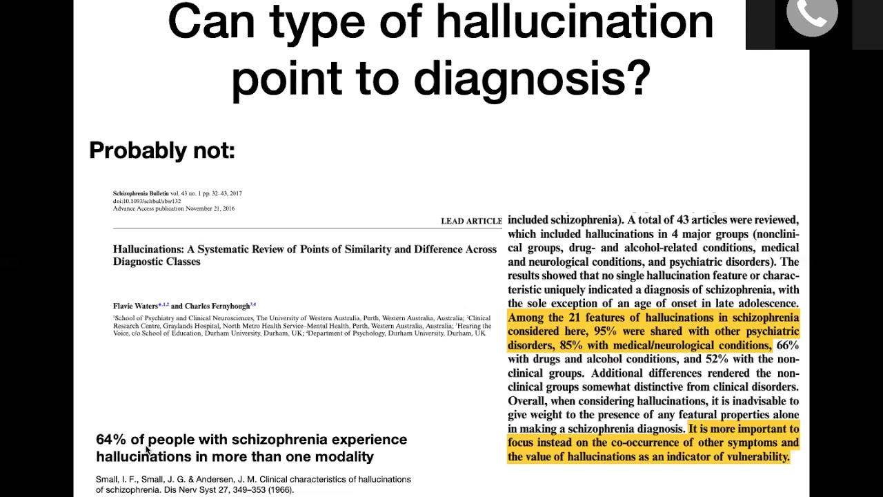 Atypical Hallucinations