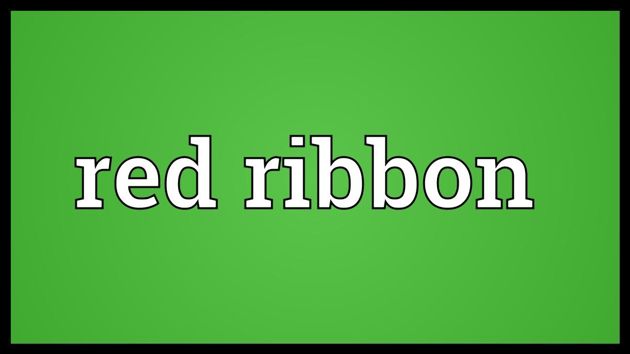 Red ribbon Meaning