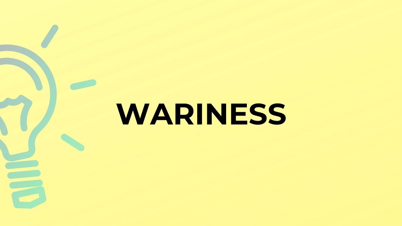 What is the meaning of the word WARINESS?
