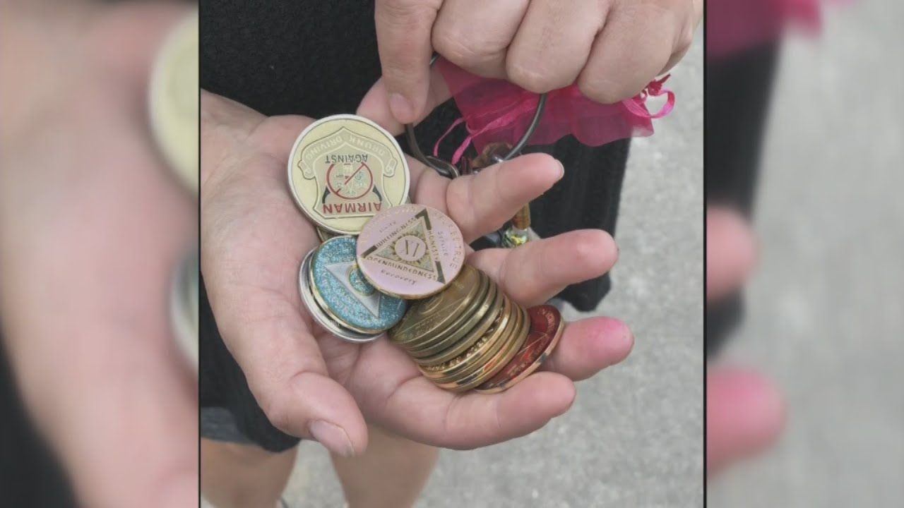 Fresno woman hopes to reunite milestone sobriety coins with owner, possibly in the military