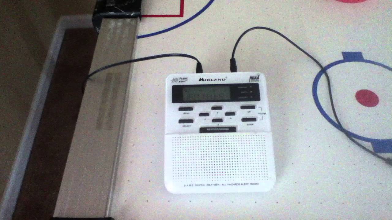 Real NOAA Weather Radio Alert #6: RWT