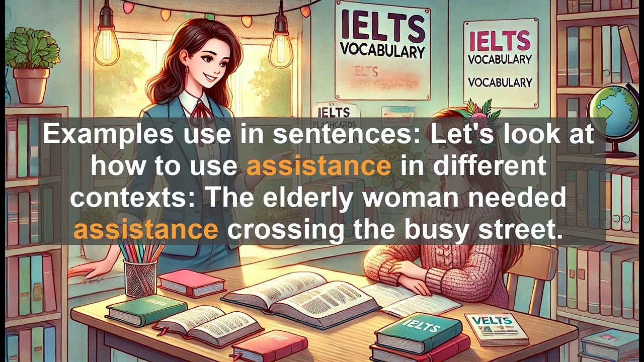 IELTS 6.5 Vocabulary Lesson: Assistance - Meaning, Common errors, Synonyms and Antonyms