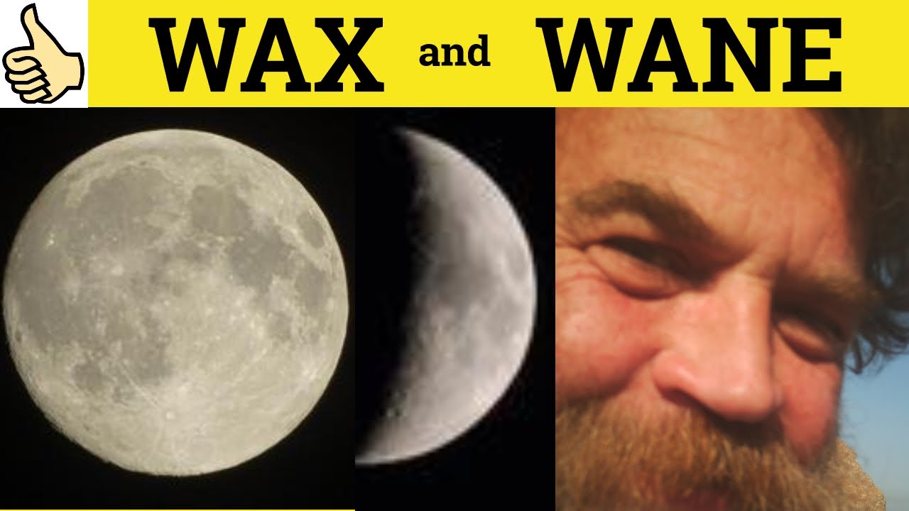 🔵Wax and Wane - Wax Meaning - Wane Examples - Wax and Wane Defines - On the Wane - Idioms Vocabulary