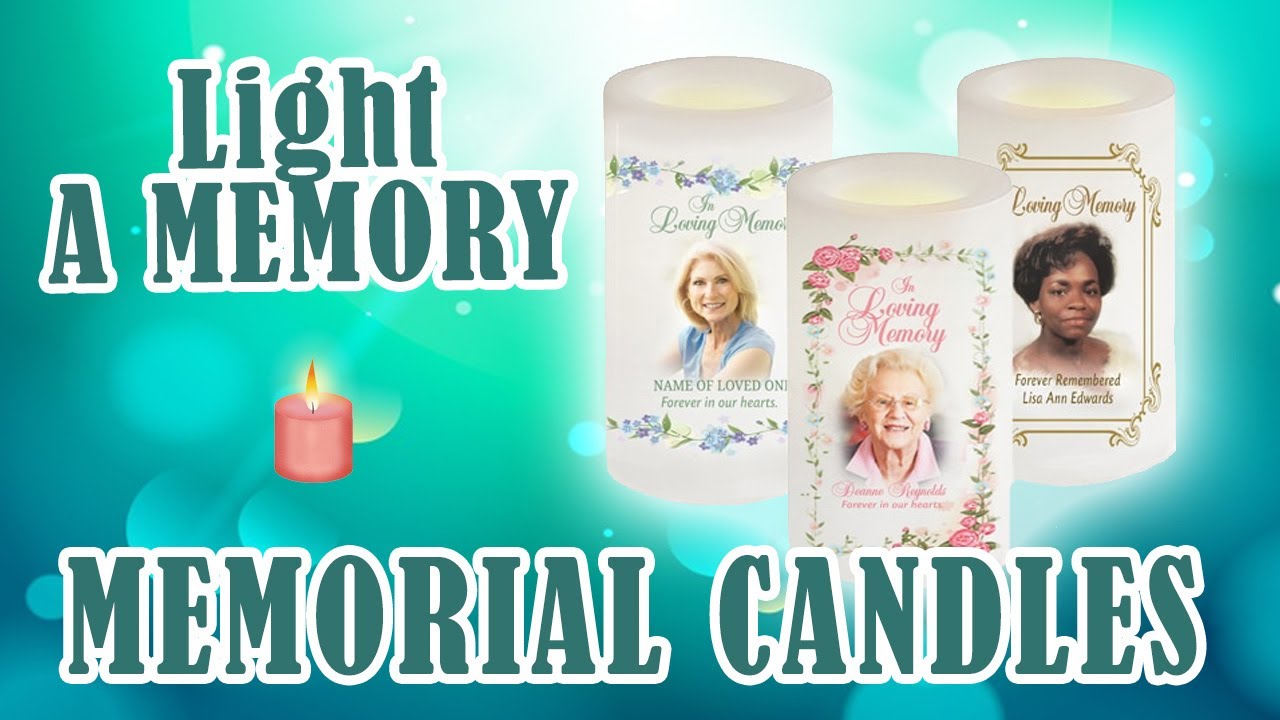 Memorial Candles - In Loving Memory Candle Lighted Memory