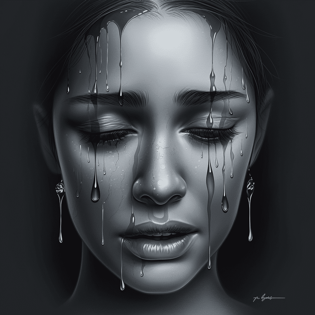 crying mother