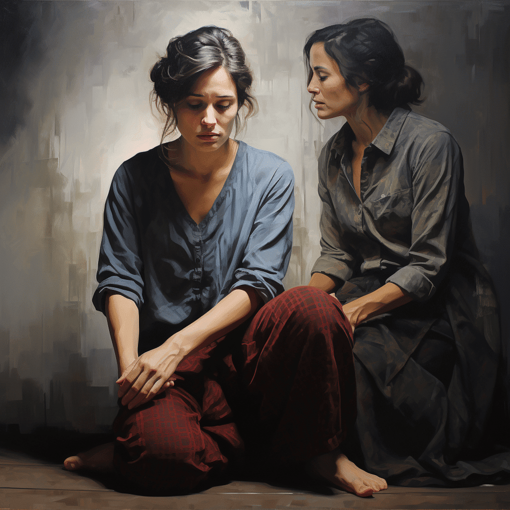 grieving mom