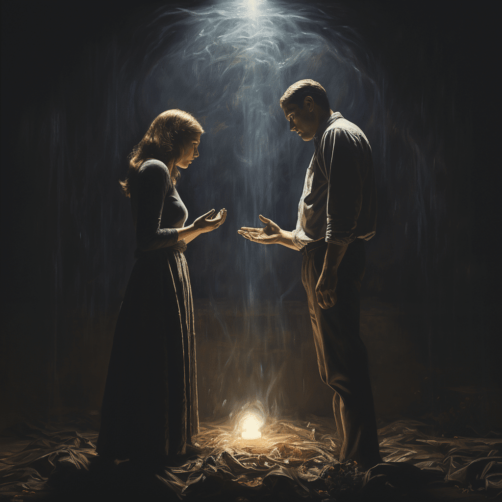 knowing someone has died before being told
