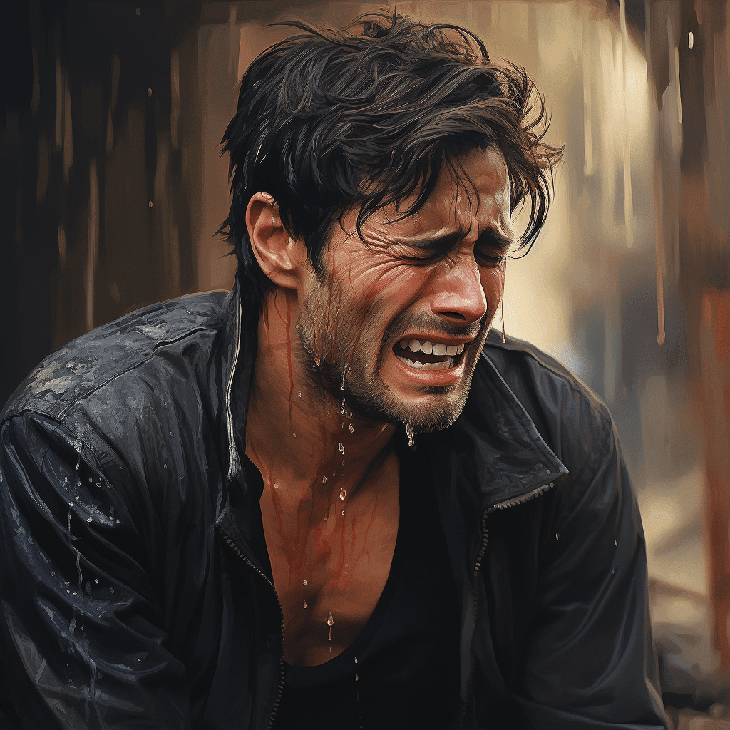 people crying