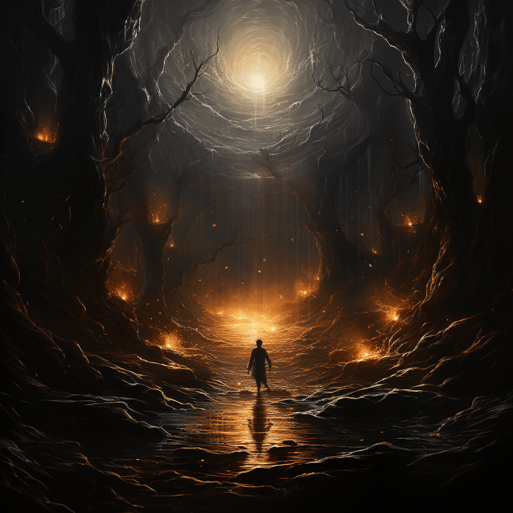 in the darkness there is light