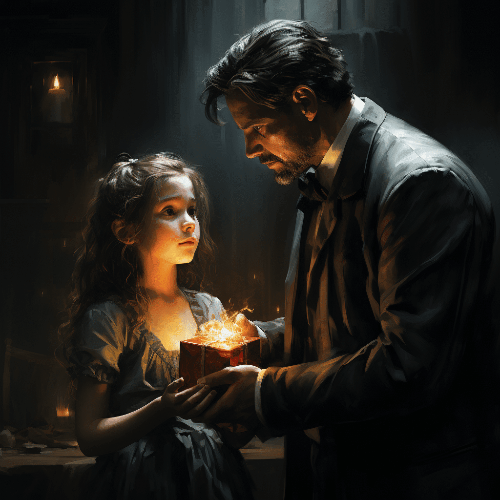 the gift ending who is the father