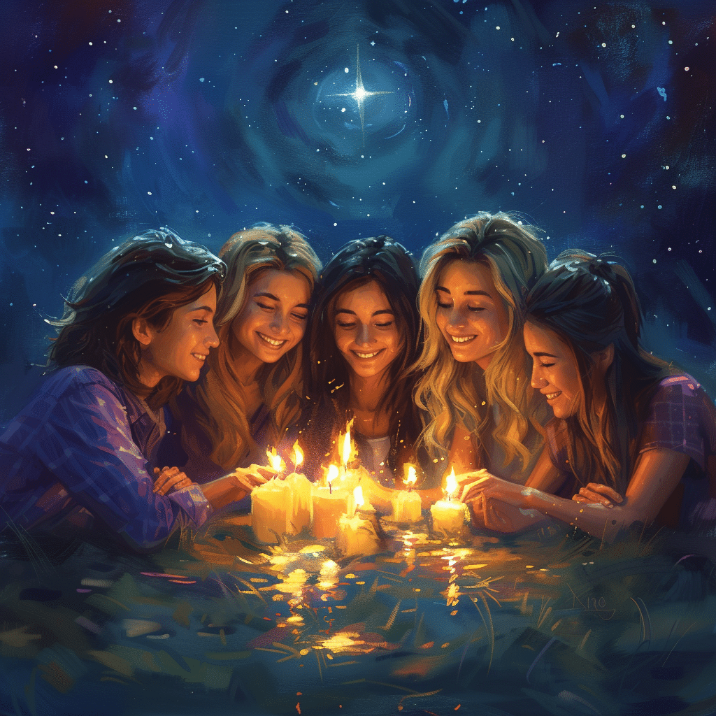 friends candle