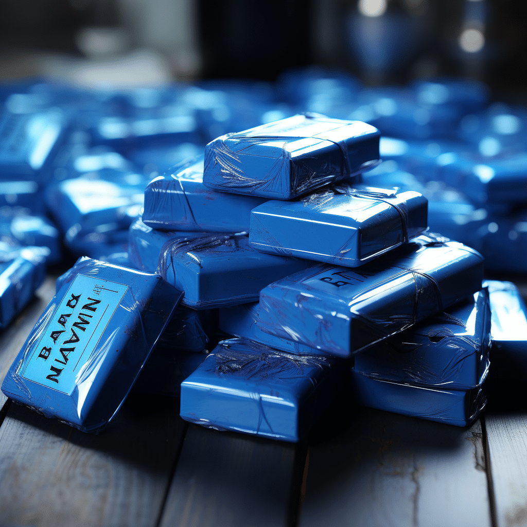 blue xanax bars