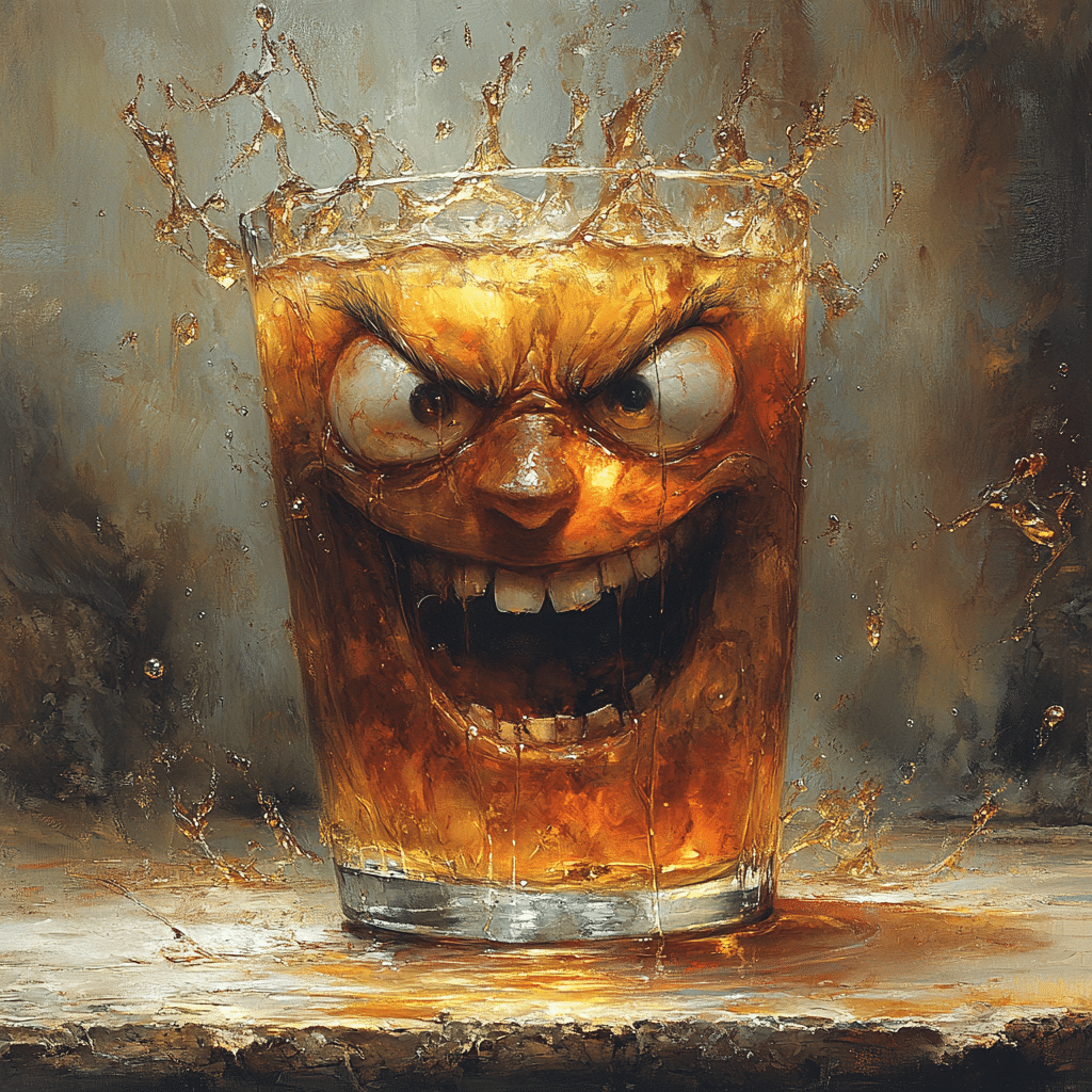 alcoholic face
