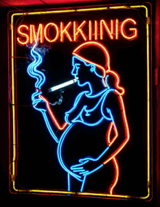 smoking while pregnant